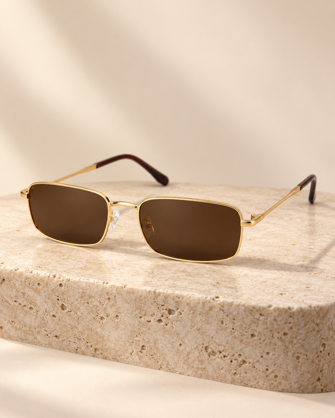 Square metal sunglasses