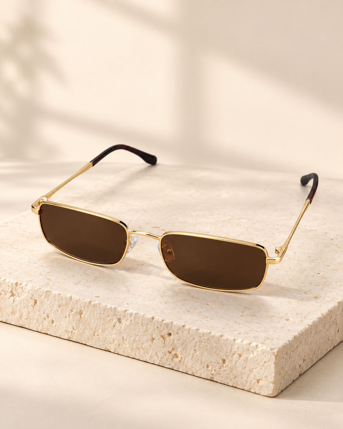 Square metal sunglasses
