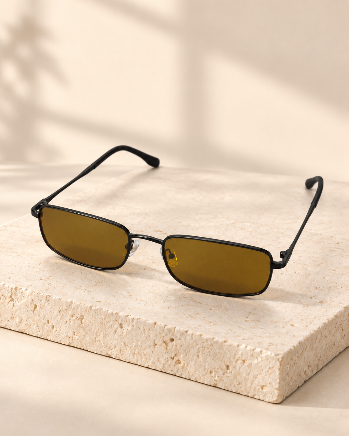 Square metal sunglasses