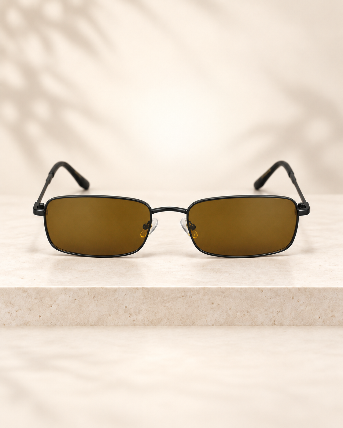 Square metal sunglasses