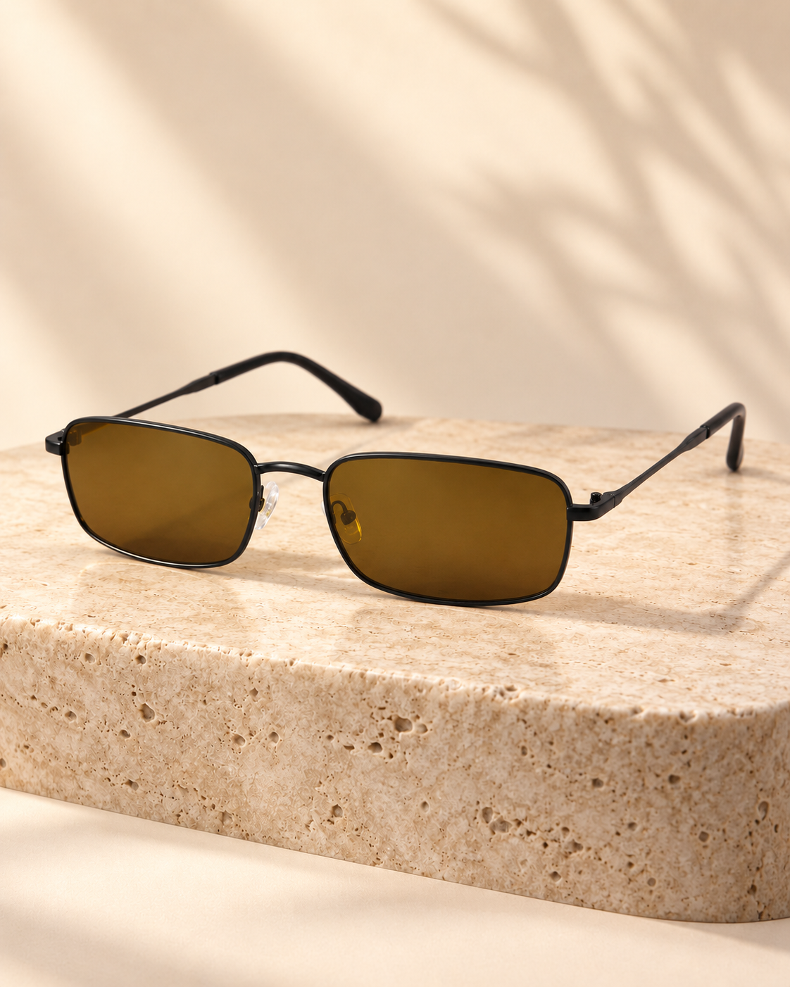 Square metal sunglasses