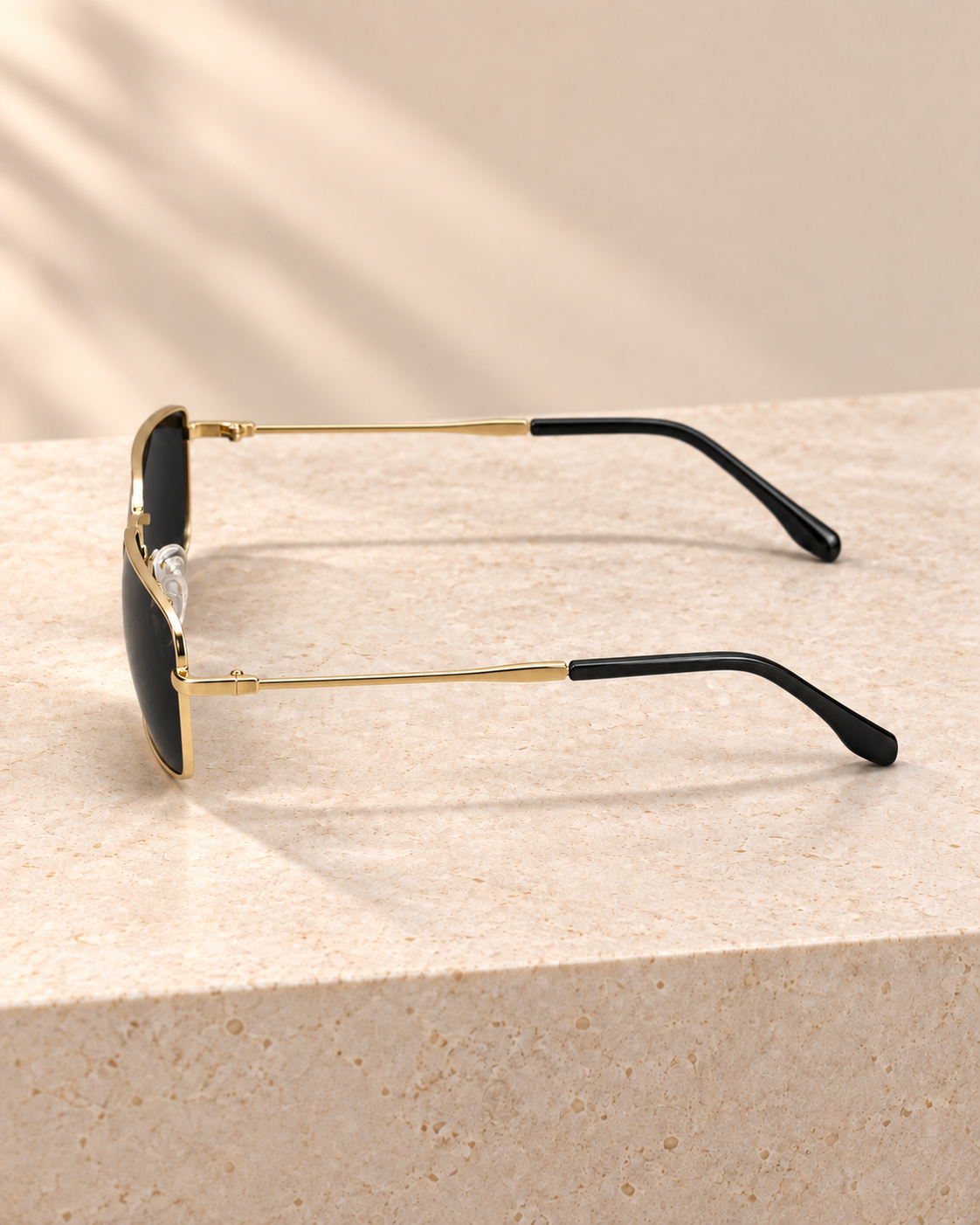 Square metal sunglasses