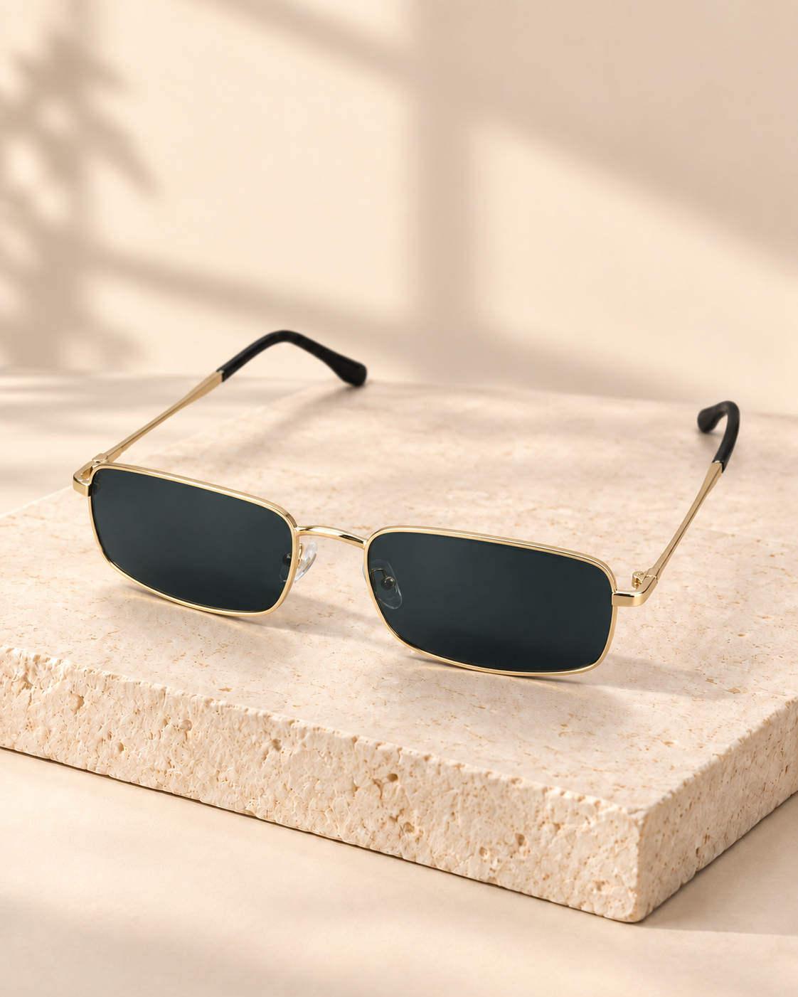Square metal sunglasses