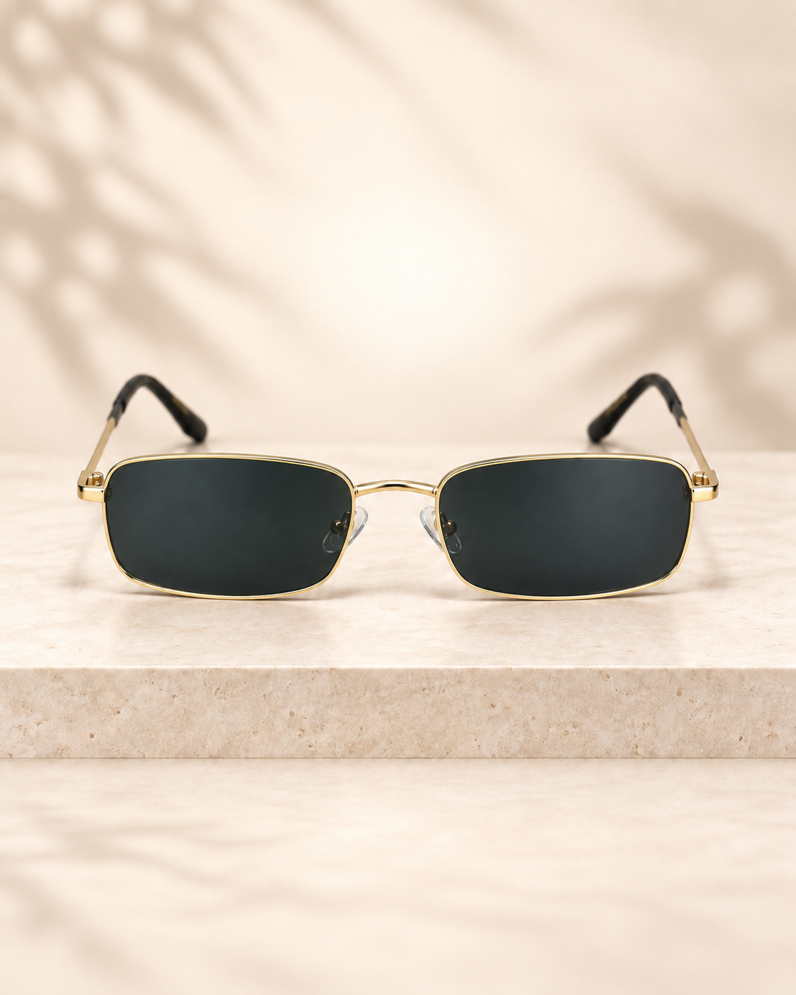 Square metal sunglasses