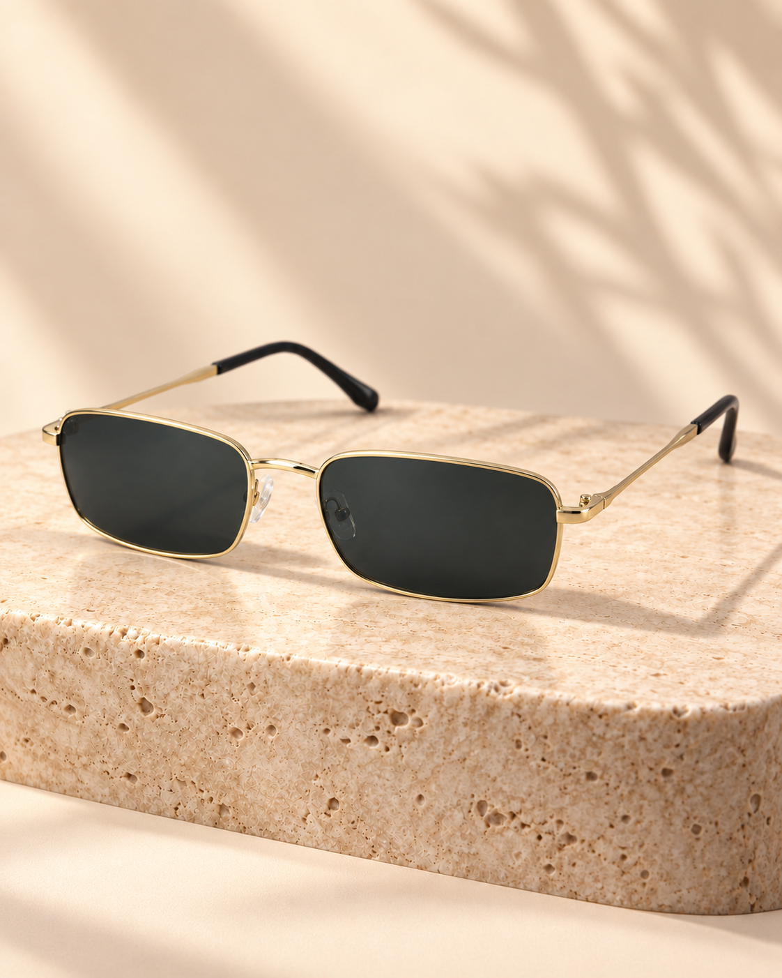 Square metal sunglasses