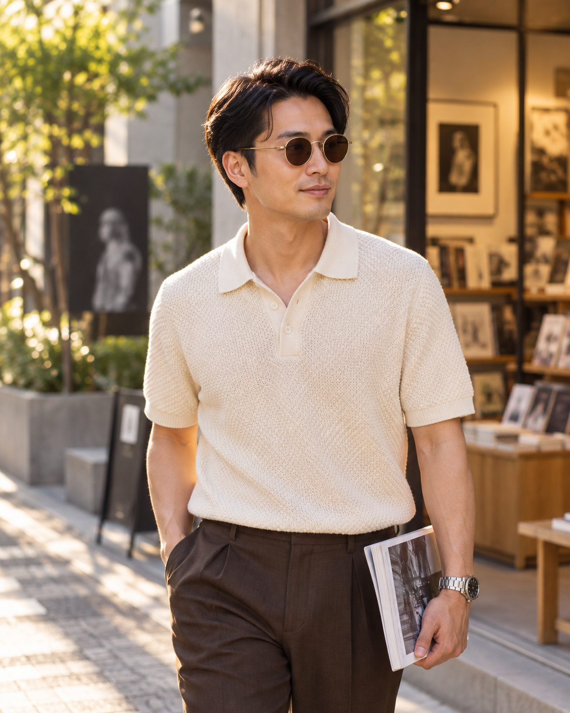 Round metal sunglasses