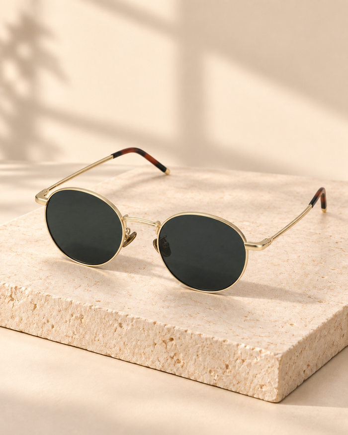 Round metal sunglasses